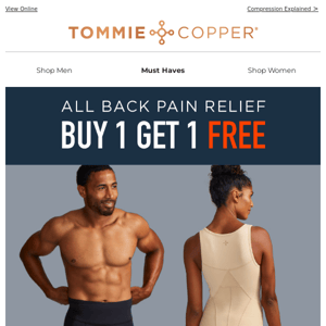 Buy 1 Get 1 Free - All Back Pain Solutions