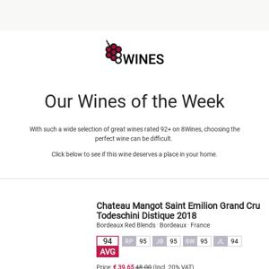 Our wines of the week