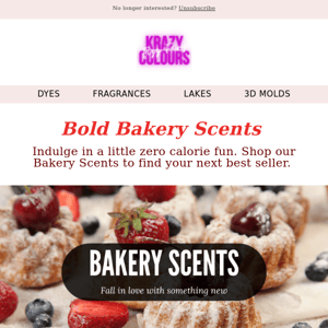 Bakery Scents for you to shop 🍰