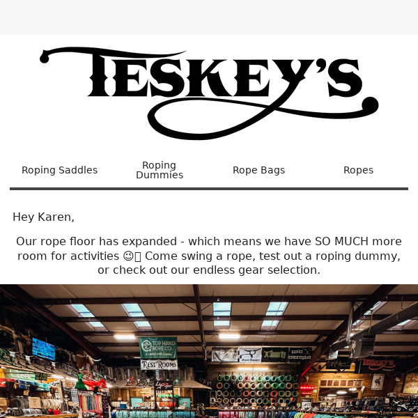 Everything is bigger at Teskey's