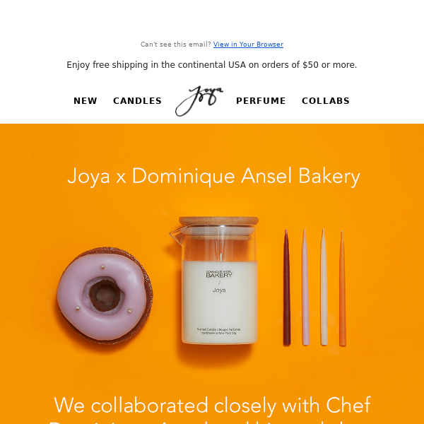 New Launch: Joya x Dominique Ansel Bakery