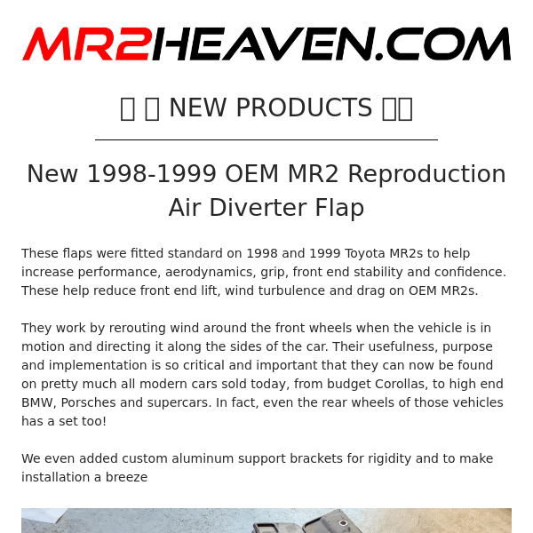 ⚡️ ⚡️ MR2Heaven NEW Products/NEWS/SALES Alert!  💥 💥