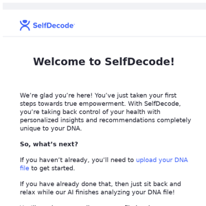Welcome to SelfDecode