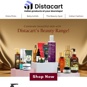Dear Dista Cart, Ready. Steady. Aim with Distacart’s Beauty range 🎯