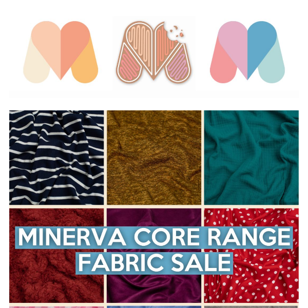 The Core Range fabric sale is on now!