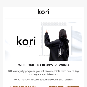 Welcome to Kori Reward...