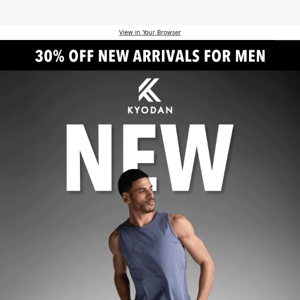 NEW Men’s Workout Essentials Now 30% Off!