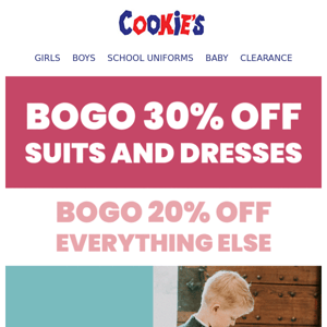 BOGO 20%-30% Off Going On Now