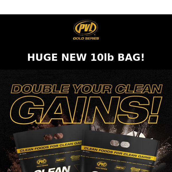 🧠💪 DOUBLE Your Clean Gains with CLEAN MASS XL 10lb