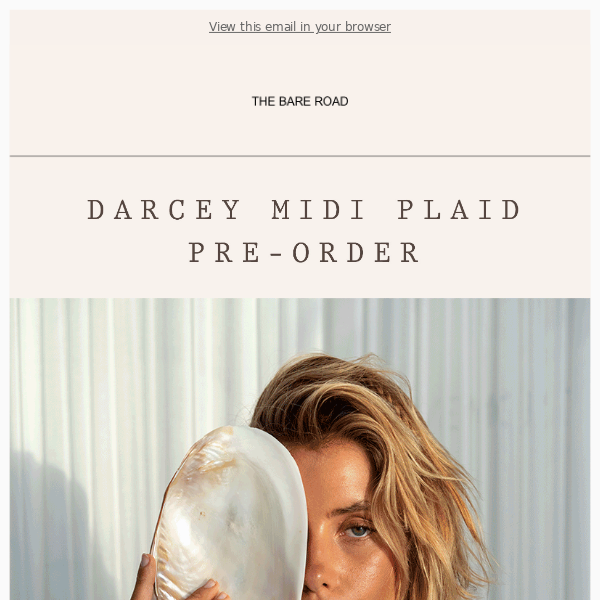 The Darcey in Plaid Pre-Order is Here! 💌