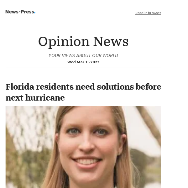 Opinion News: Florida residents need solutions before next hurricane