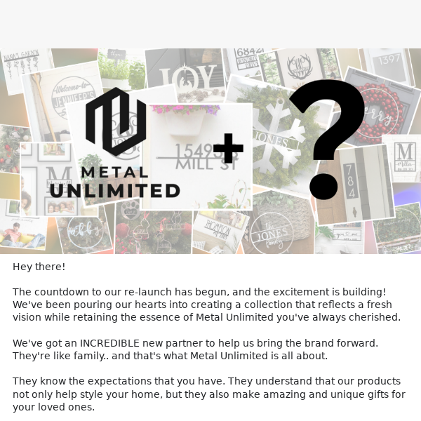 Sneak Peek: New Designs and a Revamped Metal Unlimited 🎨