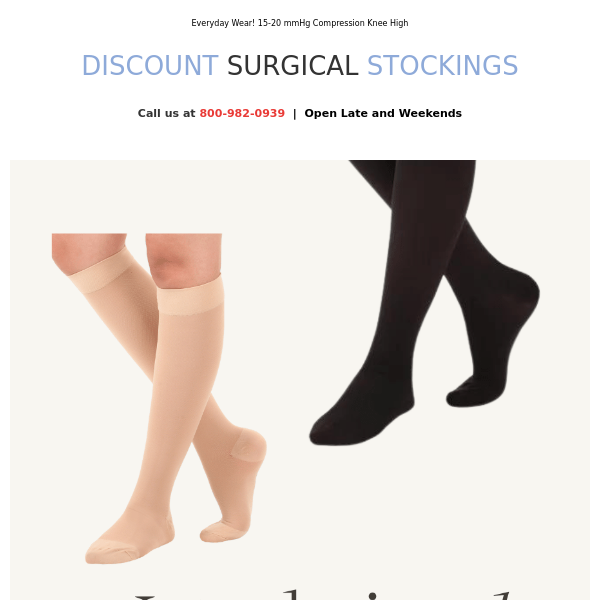 Thigh Support 15-20mmHg - Discount Surgical