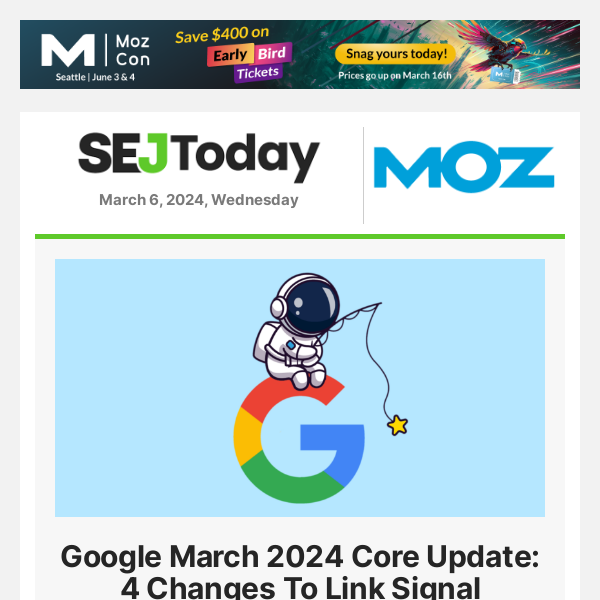 Google March 2024 Core Update: 4 Changes To Link Signal