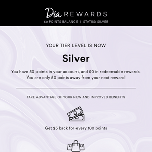Silver Rewards Member - Your New Benefits!