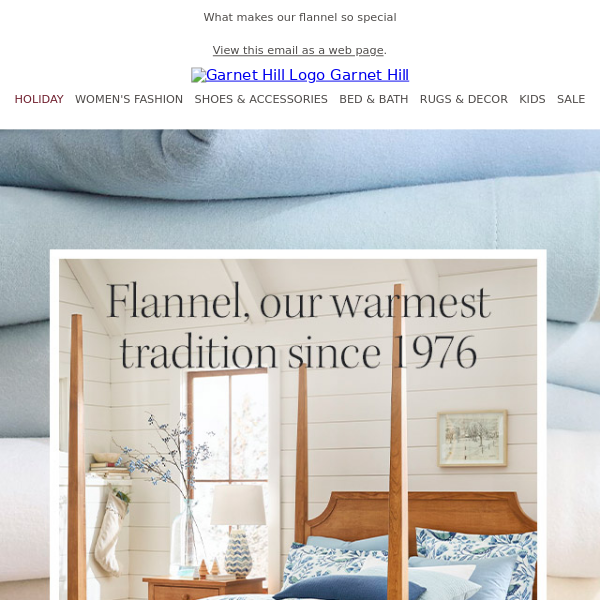 Traditions in flannel: warmth, coziness, and luxury