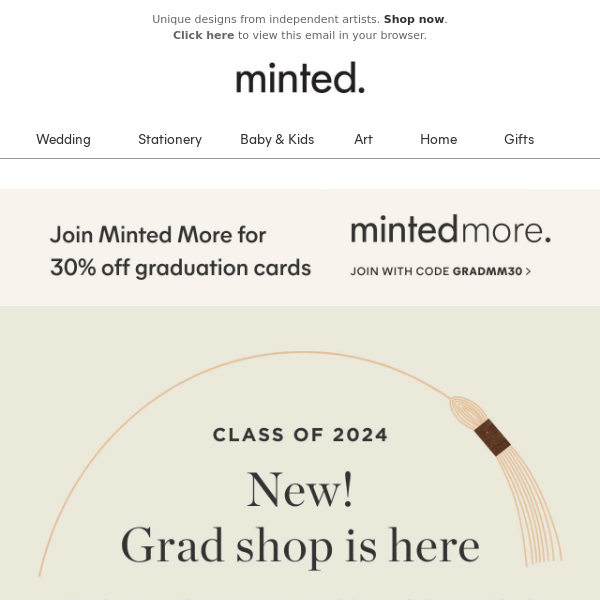 New arrivals: grad cards & gifts