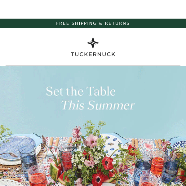 New Summer Tablescapes