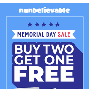 Celebrate Memorial Day with 🍪 and Savings!