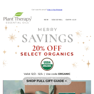 🌿 GREAT DEAL: Save 20% on Organics 🌿