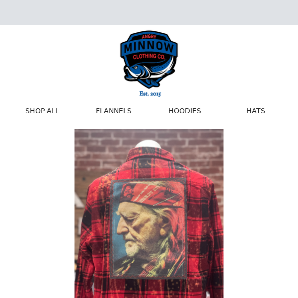 On the road again flannel - a must have addition to your wardrobe.