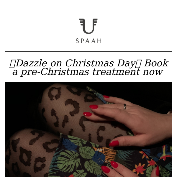 ✨Dazzle on Christmas Day✨ Book a last min treatment