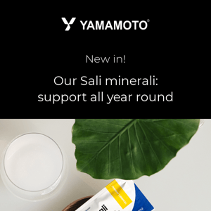 Yamamoto Nutrition, find out how the new Sali minerali can support you!