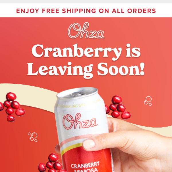 Cranberry is Leaving Soon! ⌛