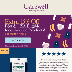 10 great FSA & HSA eligible products to shop now - Carewell
