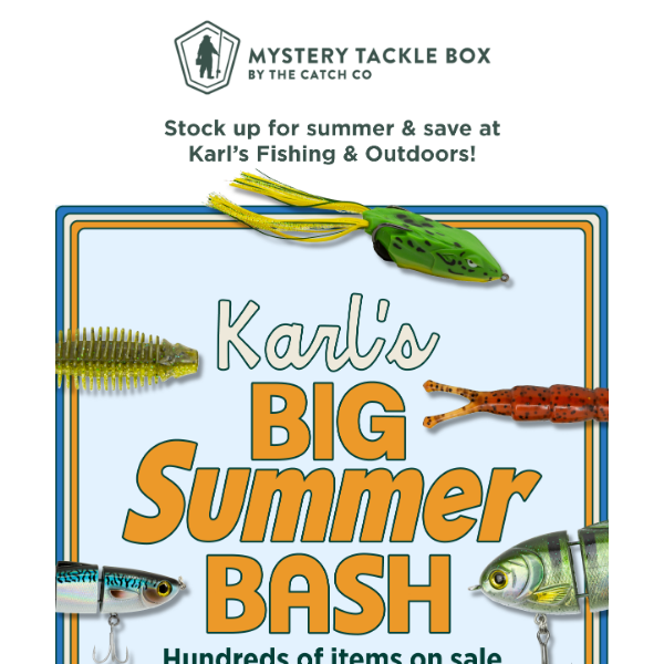 Karl's BIG Summer Bash! - Mystery Tackle Box