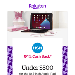 HSN: 10% Cash Back just for you!