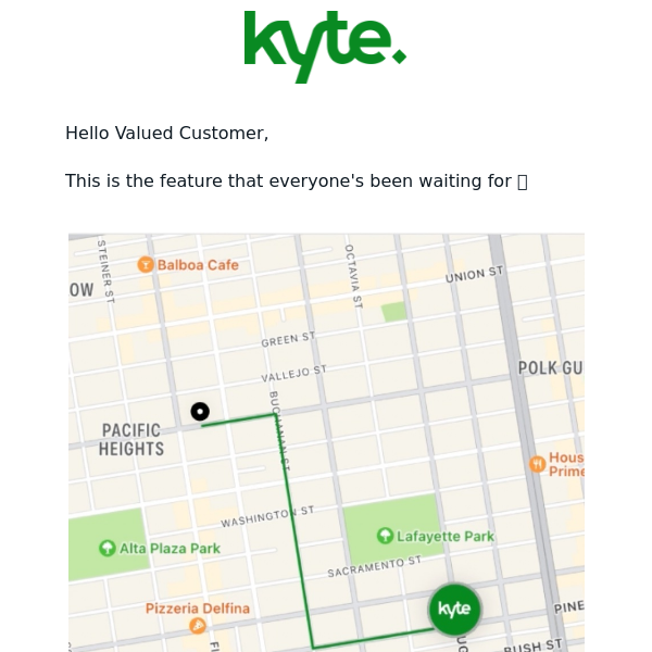 Real-time delivery tracking is NOW LIVE!