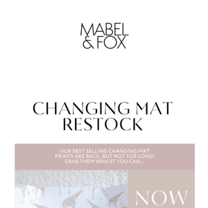 Changing Mat Restock LIVE!😍
