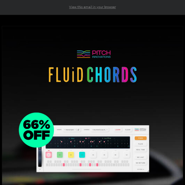 🎵 66% Off Fluid Chords by Pitch Innovations!