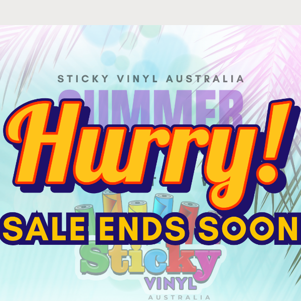 🔥 Final Hours! Save 15% on Craft Supplies at Sticky Vinyl Australia! 🌟