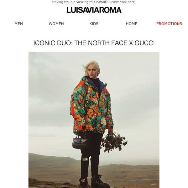 The North Face x Gucci collaboration is here - Luisa Via Roma