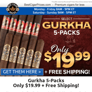 🗡️ Gurkha 5-Packs Only $19.99 + Free Shipping 🗡️
