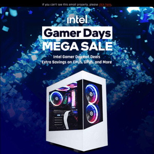✔ Intel Gamer Day Hot Deals - Extra Savings on CPUs, GPUs, and More