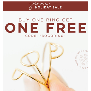 Get a FREE RING today only! 😱