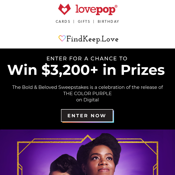 Don't miss your chance to win a $400 Lovepop gift card