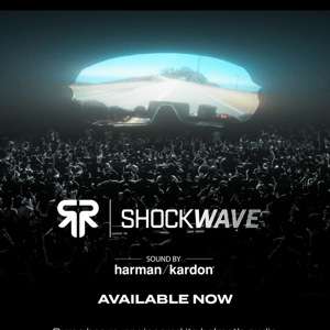 Shockwave, Sound by Harman Kardon 🔉