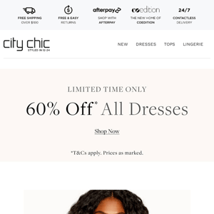 Delicate Matters + 60% Off* All Dresses