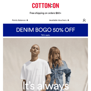 ✨👖 It’s always been denim 👖✨ BOGO 50% OFF