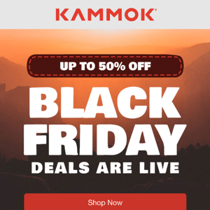 Black Friday deals have arrived – Up to 50% OFF