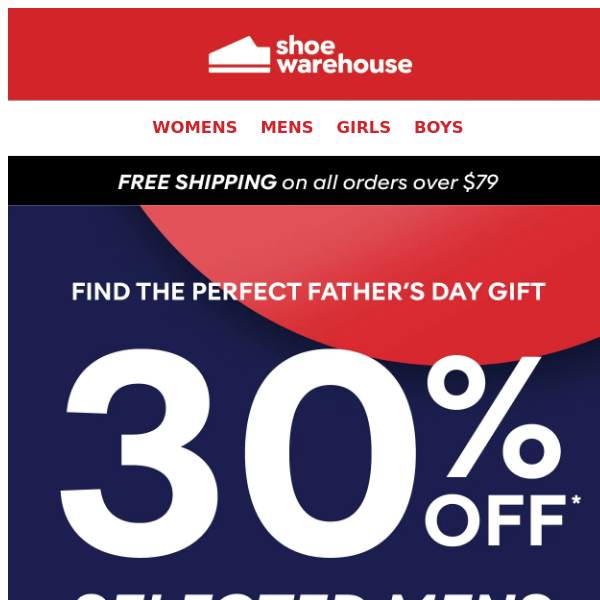 30% Off A Gift For Dad