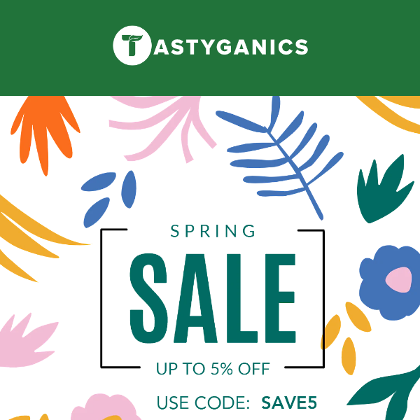 🌞 Spring has Sprung, and So Have Our Savings - Coupon Inside"🌞