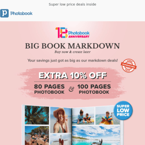 3 Days Only: Extra 10% OFF Big Books!  🤑