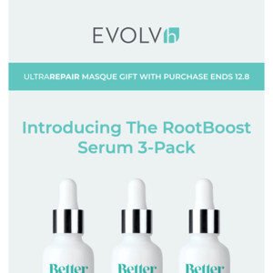 Save 25% With The New RootBoost Serum 3-Pack