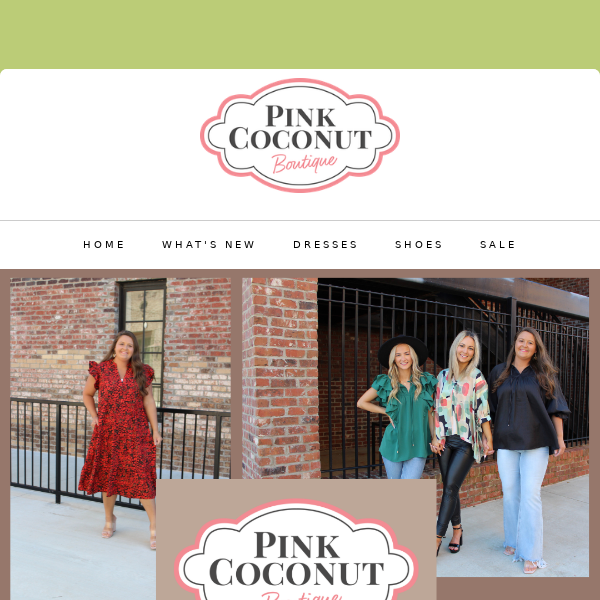 Pink Coconut Boutique Latest Emails Sales Deals