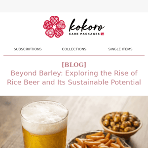 🍻[BLOG] Beyond Barley: Exploring the Rise of Rice Beer and Its Sustainable Potential